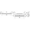 Зеркало LAUFEN IL BAGNO ALESSI ONE 120x40 4.4843.1.097.200.1